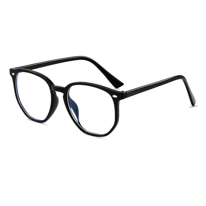 Transparent Computer Glasses Frame Women Men anti Blue Light Polygon Square Eyewear Blocking Glasses Optical Spectacle Eyeglass